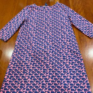 Vineyard Vines, Girls, Pink/ Blue dress, EUC, size M (10-12)